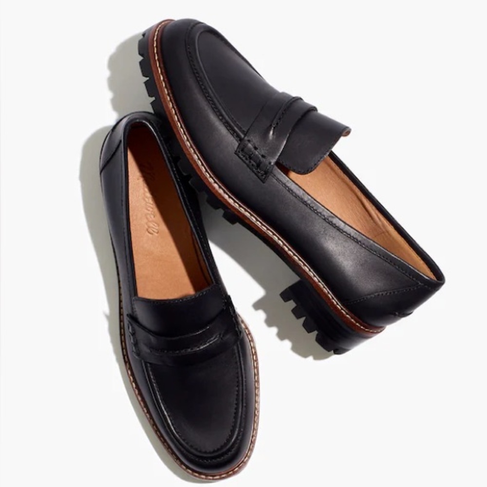 MADEWELL The Corinne Lugsole Loafers true black Women’s SIZE 9 new without box